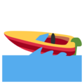speedboat on platform Twitter