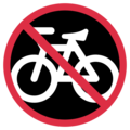 no bicycles on platform Twitter