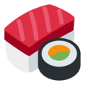 sushi on platform Twitter