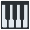 musical keyboard on platform Twitter