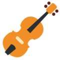 violin on platform Twitter