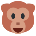monkey face on platform Twitter