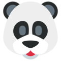 panda face on platform Twitter