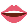 lips on platform Twitter