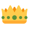 crown on platform Twitter