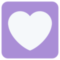 heart decoration on platform Twitter