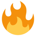 fire on platform Twitter