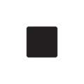 black small square on platform Twitter