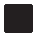 black medium square on platform Twitter