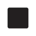 black medium-small square on platform Twitter
