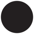 black circle on platform Twitter
