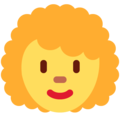 👩‍🦱 woman: curly hair emoji meaning, info, stats - EmojiKitchen