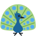 peacock on platform Twitter