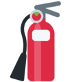 fire extinguisher on platform Twitter