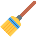 broom on platform Twitter
