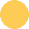 yellow circle on platform Twitter