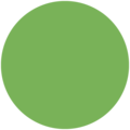 green circle on platform Twitter