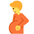pregnant person on platform Twitter