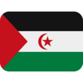 flag: Western Sahara on platform Twitter