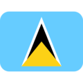 flag: St. Lucia on platform Twitter