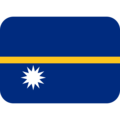 flag: Nauru on platform Twitter