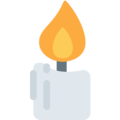 candle on platform Twitter