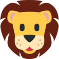 lion face on platform Twitter