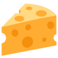 cheese wedge on platform Twitter