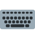 keyboard on platform Twitter