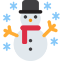 snowman on platform Twitter