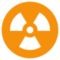 radioactive sign on platform Twitter