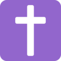 latin cross on platform Twitter