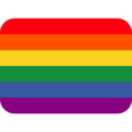 rainbow flag on platform Twitter