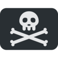 pirate flag on platform Twitter