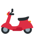 motor scooter on platform Twitter