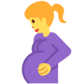 pregnant woman on platform Twitter