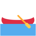 canoe on platform Twitter