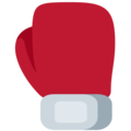 boxing glove on platform Twitter