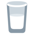 glass of milk on platform Twitter
