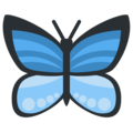 butterfly on platform Twitter