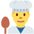 man cook on platform Twitter