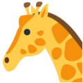 giraffe on platform Twitter