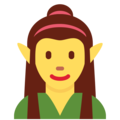 woman elf on platform Twitter