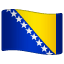 flag: Bosnia & Herzegovina on platform Whatsapp