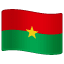 flag: Burkina Faso on platform Whatsapp