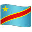 flag: Congo - Kinshasa on platform Whatsapp