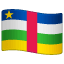 flag: Central African Republic on platform Whatsapp