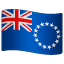 flag: Cook Islands on platform Whatsapp