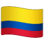 flag: Colombia on platform Whatsapp