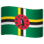 flag: Dominica on platform Whatsapp